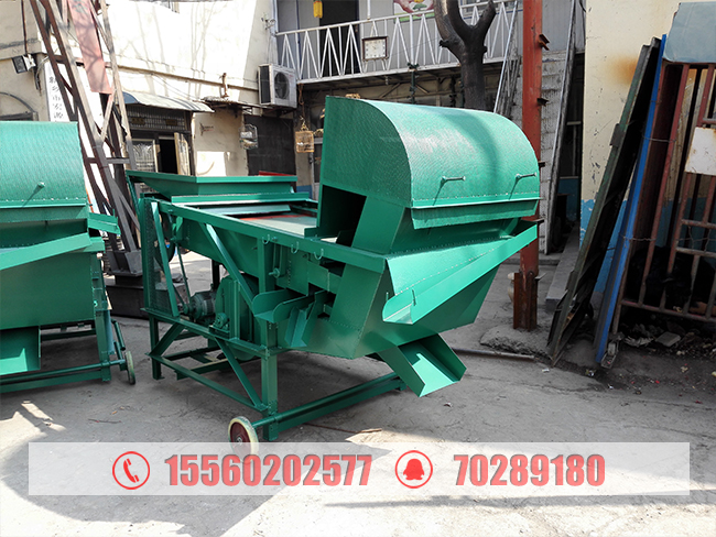 廣東小型糧食篩分拋糧機已發貨，張經理請注意